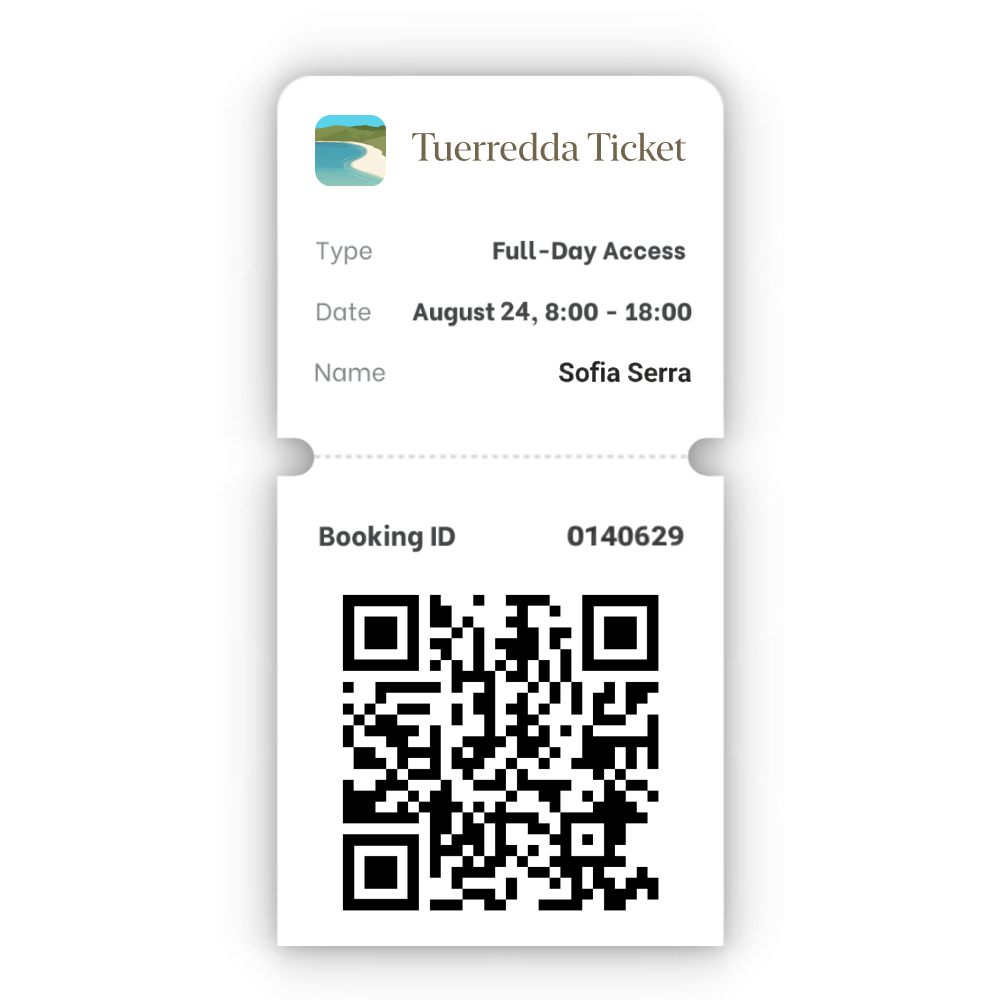 Tuerredda Ticket: Day-Access + Digital Travel Guide